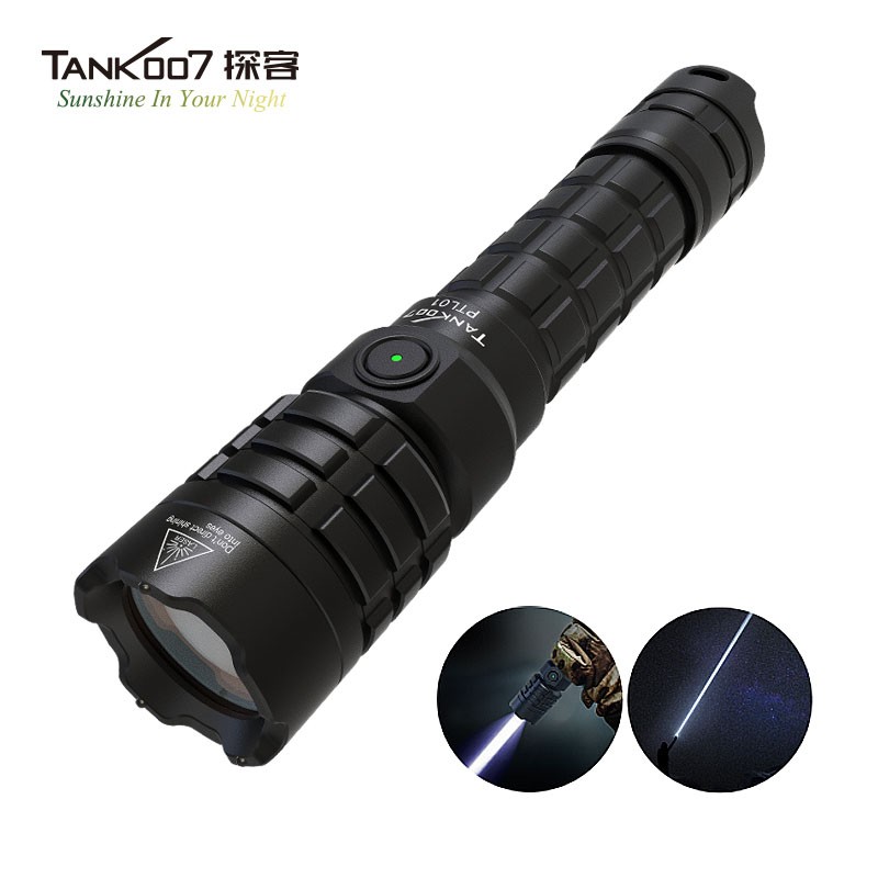 TANK007探客PTL01战术型白色激光手电筒 大功率强光..